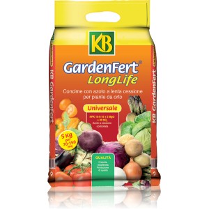 KB GardenFert LongLife concime universale, sacco da 5 kg per piante da orto.