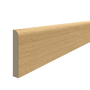 Battiscopa in gres porcellanato Chalet marrone 6,3x60 cm