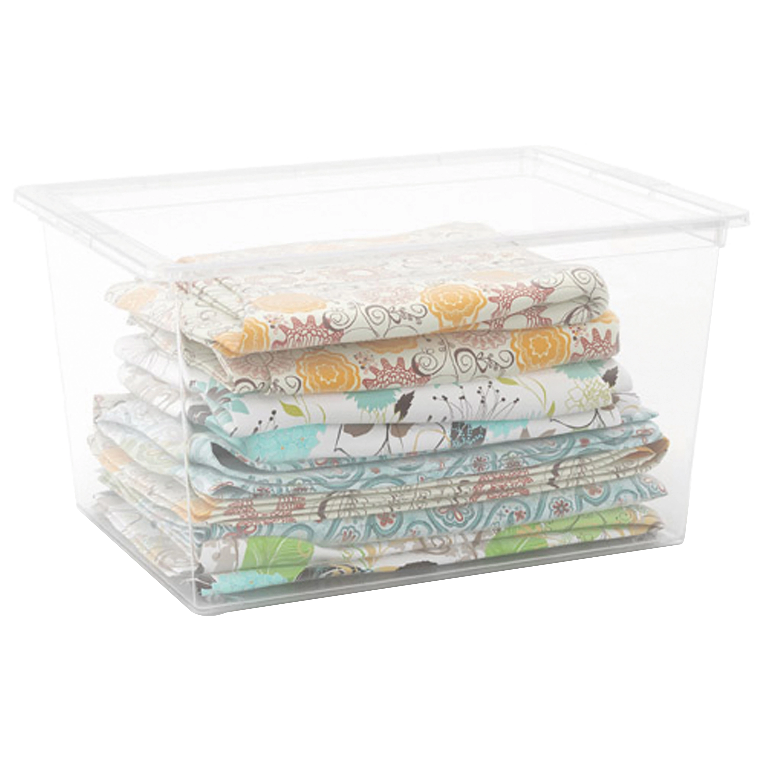 Contenitore in plastica C Box trasparente S 26x37x14 cm