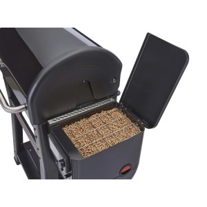 Barbecue a pellet Weber Searwood Nero con coperchio