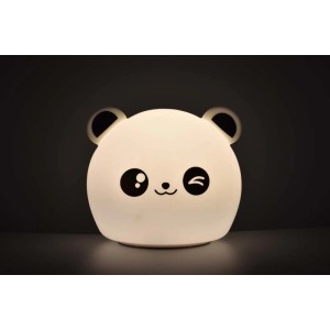 t.b.t. Luce notturna a forma di panda, articolo da regalo LED con un occhiolino.