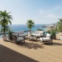 Piastrella da esterno doga WPC WOOD double face miele 161x2000 mm_6