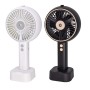 Due ventilatori t.b.t. bianchi e neri con base.