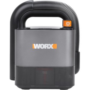 Worx WX030.9 Solo aspirapolvere a batteria, aspiratore portatile compatto per pulizia flessibile.