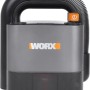 Worx WX030.9 Solo aspirapolvere a batteria, aspiratore portatile compatto per pulizia flessibile.