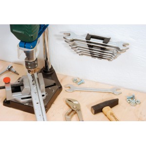 Set di chiavi fisse LUX da 8 pezzi (6-22 mm) con supporto.