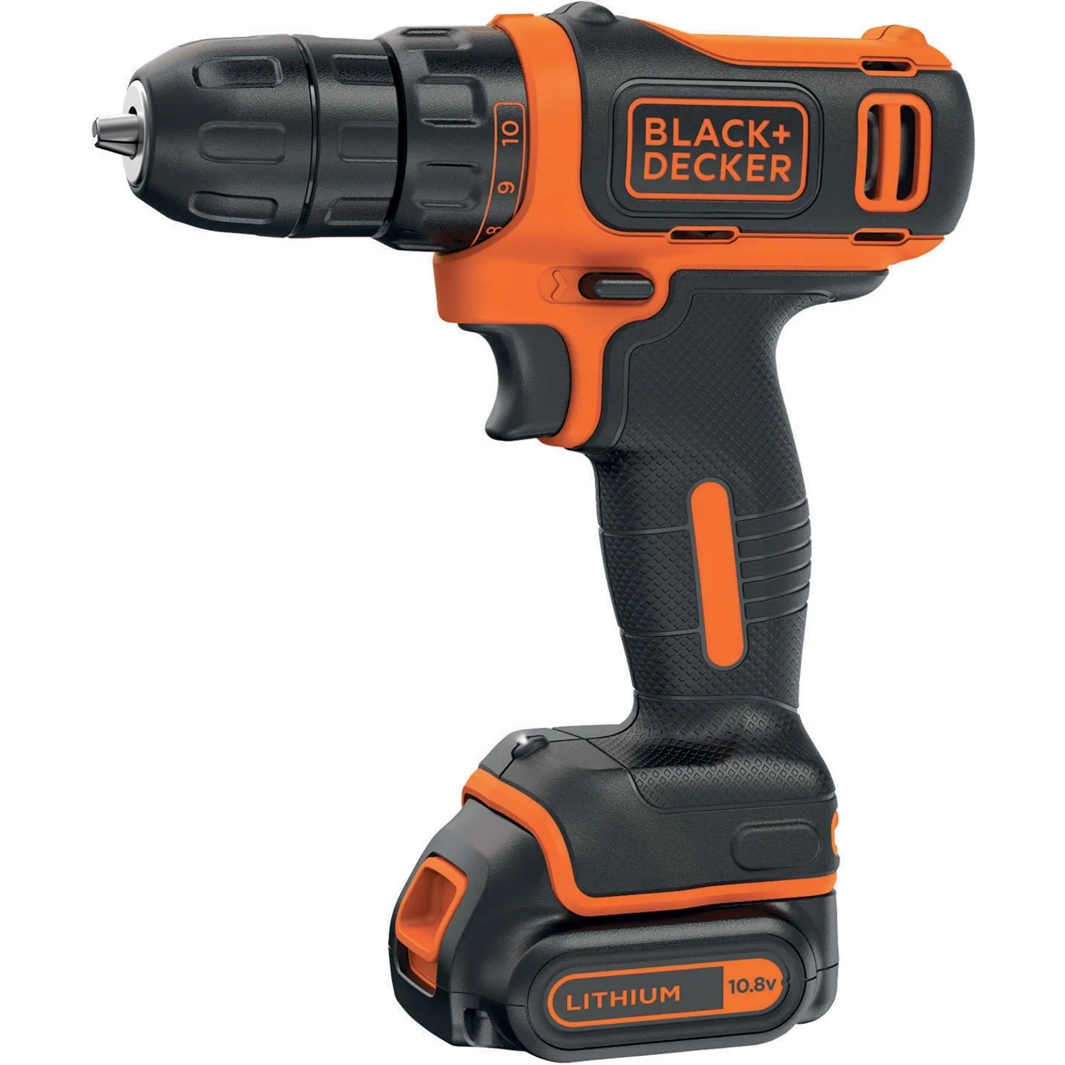 Avvitatore a batteria Black+Decker BDCDD12K con batteria 10,8V in valigetta.