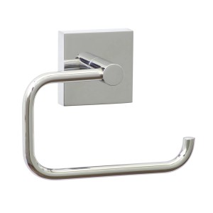 Porta carta igienica cromato Nie Wieder Bohren Ekkro EK235 con set di montaggio.