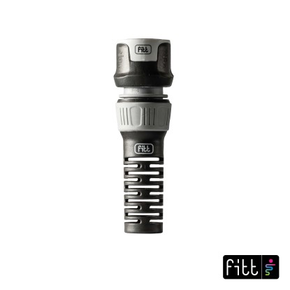 Raccordo rapido con aquastop FITT per Tubo irrigazione da 12,5 a 15 mm