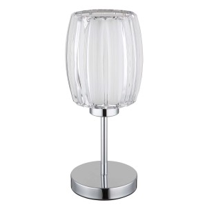Lampada da tavolo Maribel H 40 cm cromato