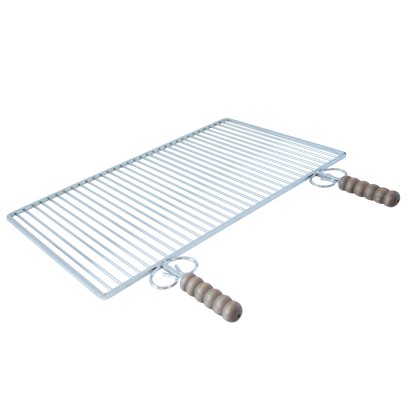 Graticola in acciaio cromato 77x40 cm