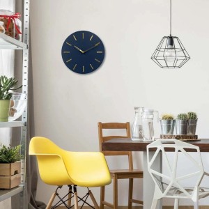 Orologio da parete Altair Ø 30x4 cm blu