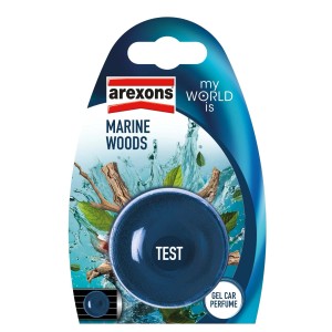 Arexons Profumatore auto Marine Woods, fragranza gel
