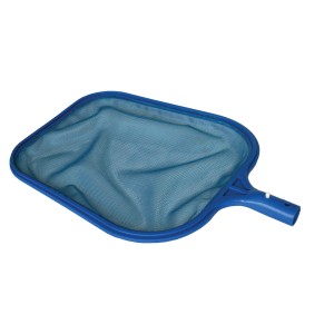Retino da piscina blu per la pulizia delle piscine.