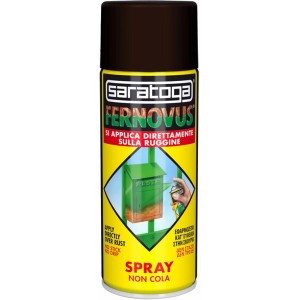 Bomboletta spray antiruggine t.b.t., marrone. Vernice speciale per metallo.
