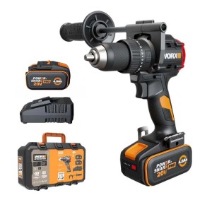 Trapano avvitatore a batteria Brushless percussione 2batterie 85Nm 20V 4Ah