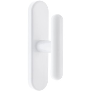 Set maniglia per porta bianca per interni.