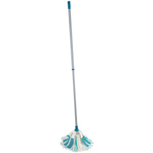 Testa di ricambio Leifheit Power Mop 3 in 1 per dispositivi di pulizia, microfibra, blu/bianco
