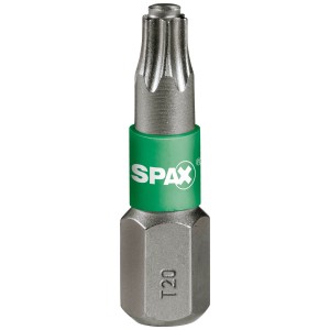 Spax Bit T-Star plus T 20 per viti con attacco T-Star.