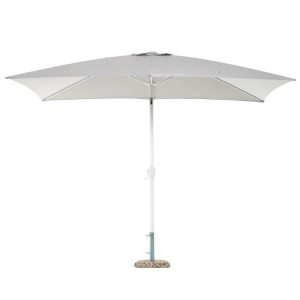 Ombrellone da giardino palo centrale Palm Beach 3x2 m Bianco