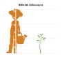 Confronto dimensioni: pianta Spatifillo Sweet Silvio GROW by OBI in vaso con dettagli sulle dimensioni.