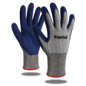 Guanti da lavoro t.b.t., blu/grigi, per una protezione ottimale durante il lavoro.