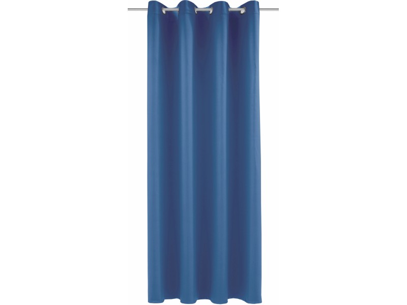 Tenda oscurante con anelli colore blu