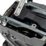 Dettaglio di una motosega t.b.t., con focus su barra e catena.