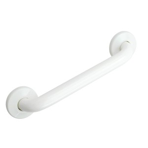 Maniglione bianco per bagno, supporto e sicurezza.