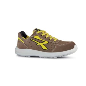 Scarpa antinfortunistica bassa Upower Dorado marrone/giallo tg 37