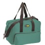 Borsa da viaggio/sportiva verde t.b.t. per attrezzatura da campeggio.