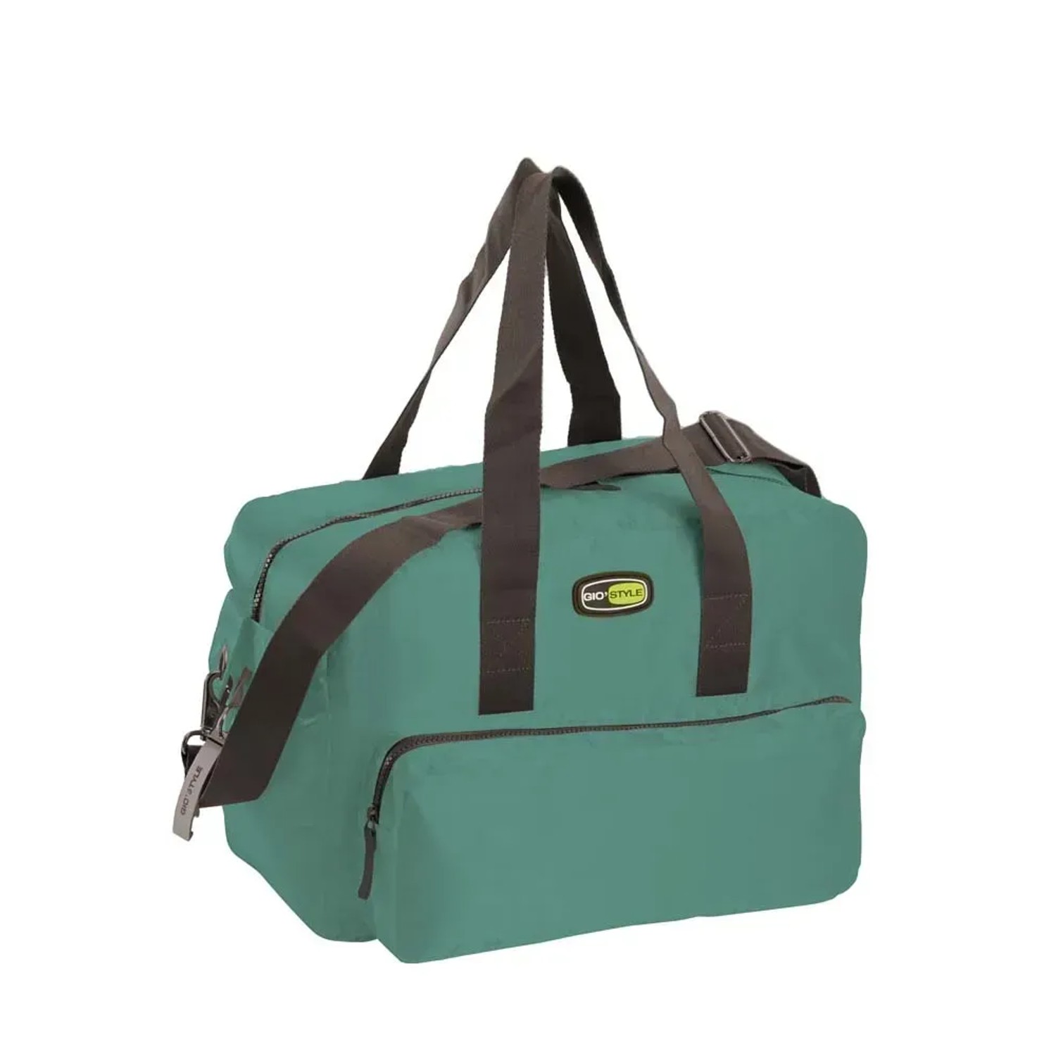 Borsa da viaggio/sportiva verde t.b.t. per attrezzatura da campeggio.