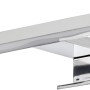 Moderna lampada da bagno a LED cromata per un'illuminazione elegante dei mobili da bagno.
