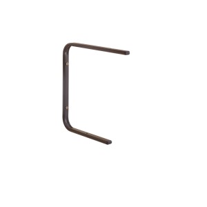 Gancio a muro t.b.t. in metallo, marrone.