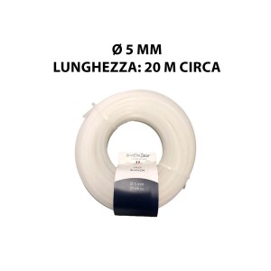 t.b.t. Funi multiuso, filo di nylon bianco in rotolo, lunghezza circa 20m.