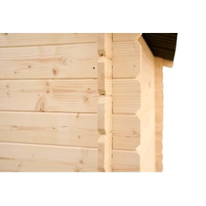 Casetta da giardino in legno con pavimento sp 20 mm H197xL199xP205 cm