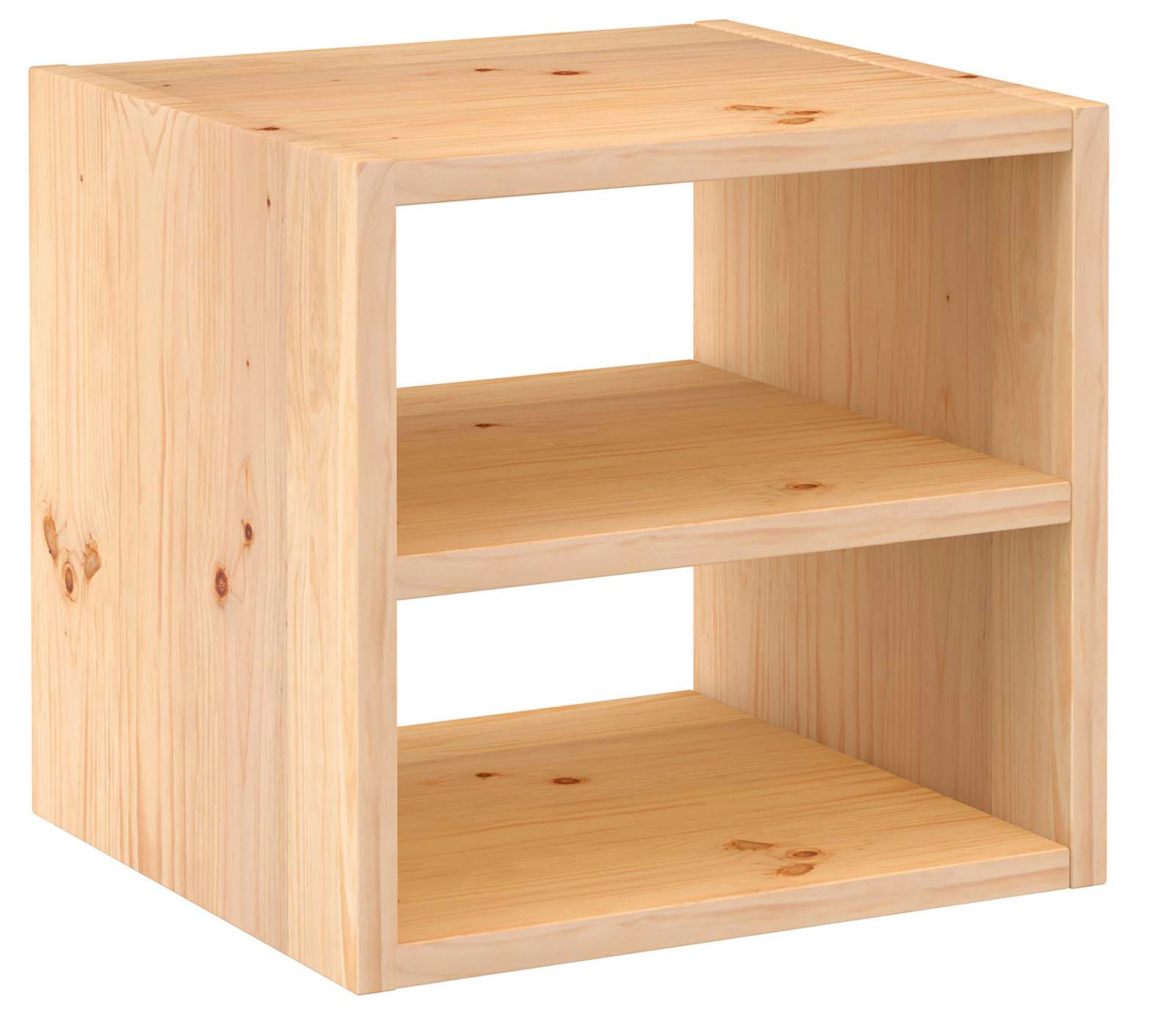 Libreria cubo in legno Dinamic 1 ripiano 36,2x36,2x33 cm