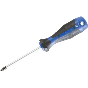 Cacciavite LUX Comfort PH2 x 100 mm con impugnatura ergonomica e foro per appendere.