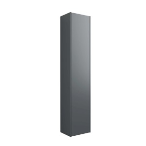 Mobile colonna grigio per arredo bagno, parte della serie t.b.t.