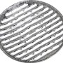 Vaschetta rotonda in alluminio per griglia, forata, per una cottura delicata. Utensile per grigliare in modo pulito.