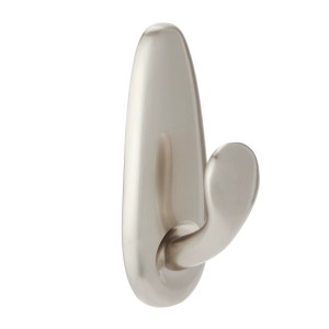 Gancio adesivo t.b.t., ideale per bagno e cucina.