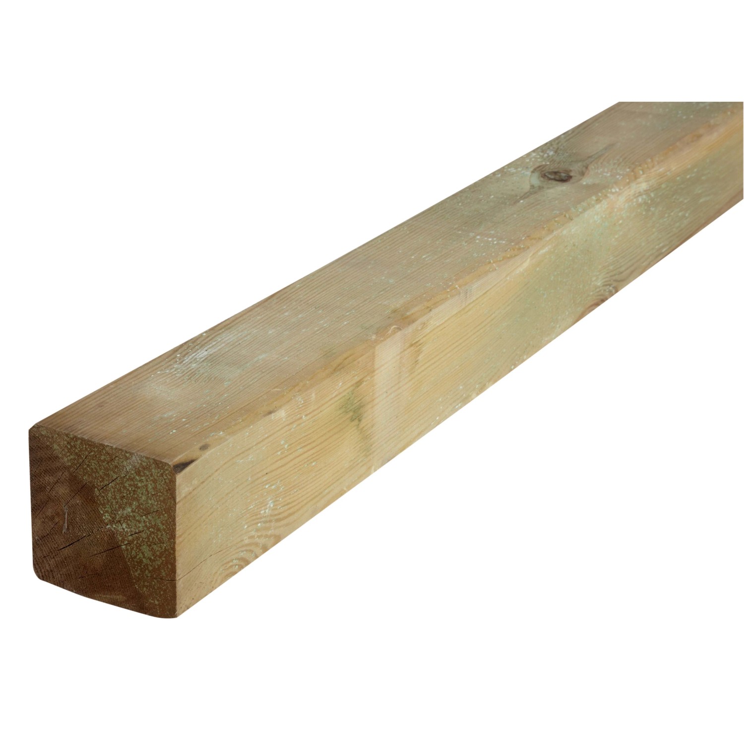 Palo in legno per recinzioni, naturale, quadrato.