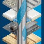 Punta per trapano universale Bosch Expert Multi Construction, 10mm, per diversi materiali.