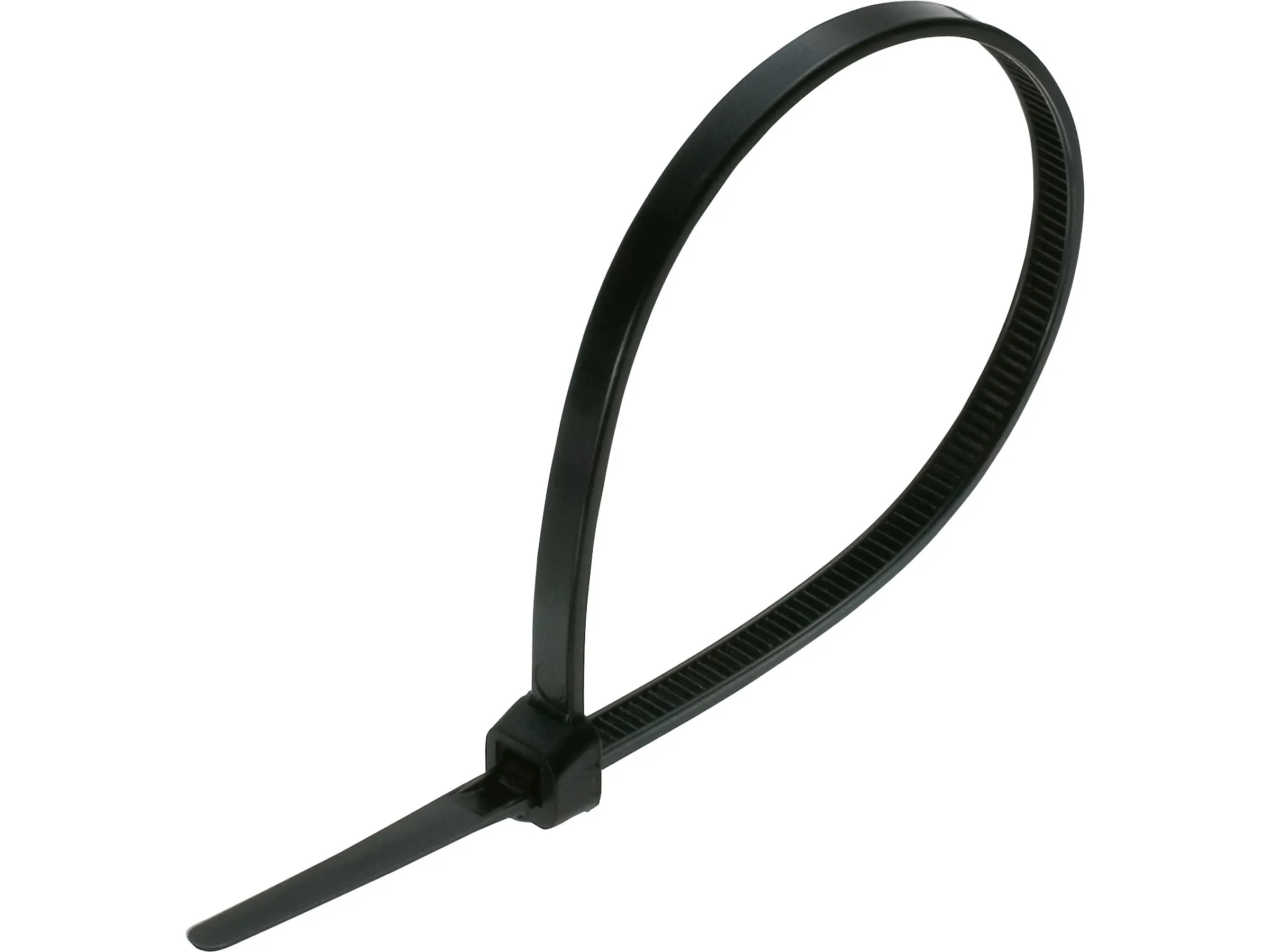 CON:P B20452 Reusable Cable Ties, Black, 7.5 x 300 mm, Set of 50 Pieces