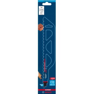 Lama per seghetto alternativo Bosch Expert S 1243 HM per mattone forato, lunga durata.