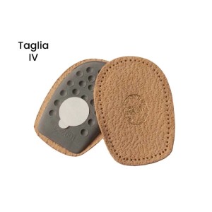Alzatacchi in lattice e pelle tg IV marrone