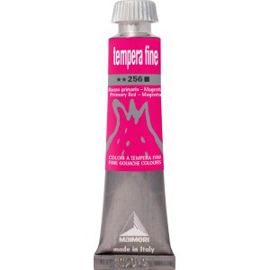 Tubo di tempera magenta. Ideale per dipingere e creare.