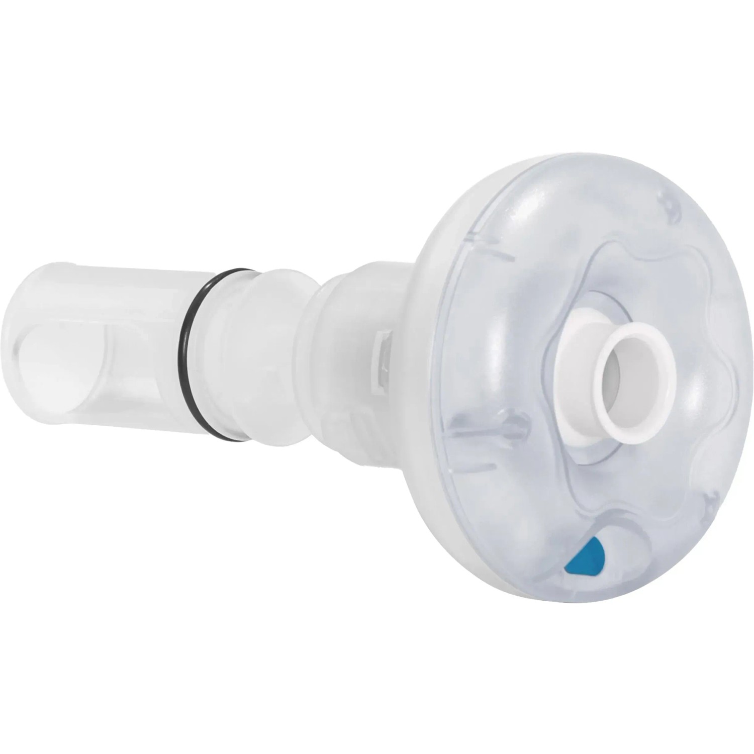 Dettaglio di un ugello HydroJet per idromassaggio Bestway LAY-Z-SPA, accessorio per piscina gonfiabile.