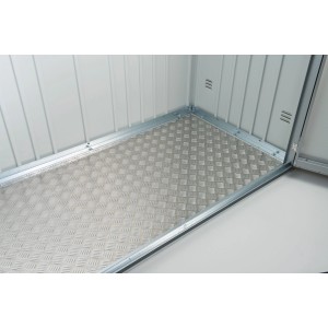 Pannello pavimento Biohort per Smartbase GS 190, in alluminio mandorlato, 177,5x69,5 cm.