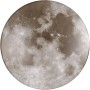 Plafoniera LED bianca Reality Moonika con design a luna, adatta per bagno e soggiorno.